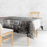 Poland Eagle Heritage Tablecloth Wawel Castle Polish Wycinanki Folk Pattern - Wonder Print Shop
