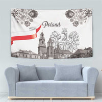 Poland Eagle Heritage Tapestry Wawel Castle Polish Wycinanki Folk Pattern - Wonder Print Shop