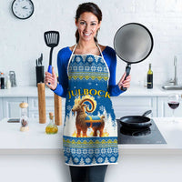 Sweden Christmas Apron Julbock  Yule Goat - Wonder Print Shop
