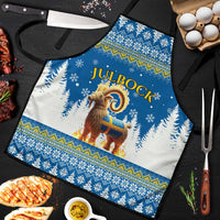 Sweden Christmas Apron Julbock  Yule Goat - Wonder Print Shop