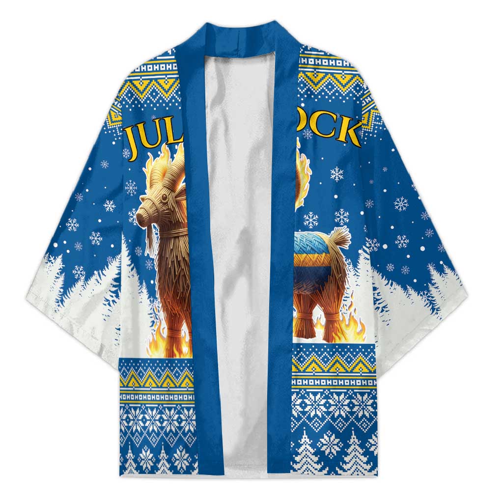 Sweden Christmas Kimono Julbock Yule Goat LT19