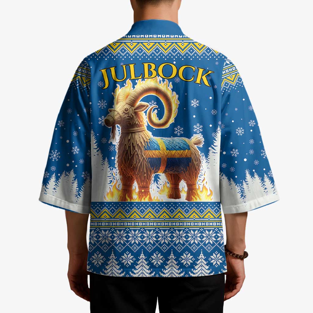 Sweden Christmas Kimono Julbock Yule Goat LT19