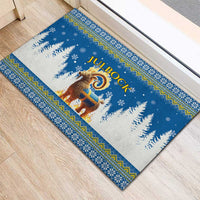 Sweden Christmas Rubber Doormat Julbock  Yule Goat - Wonder Print Shop