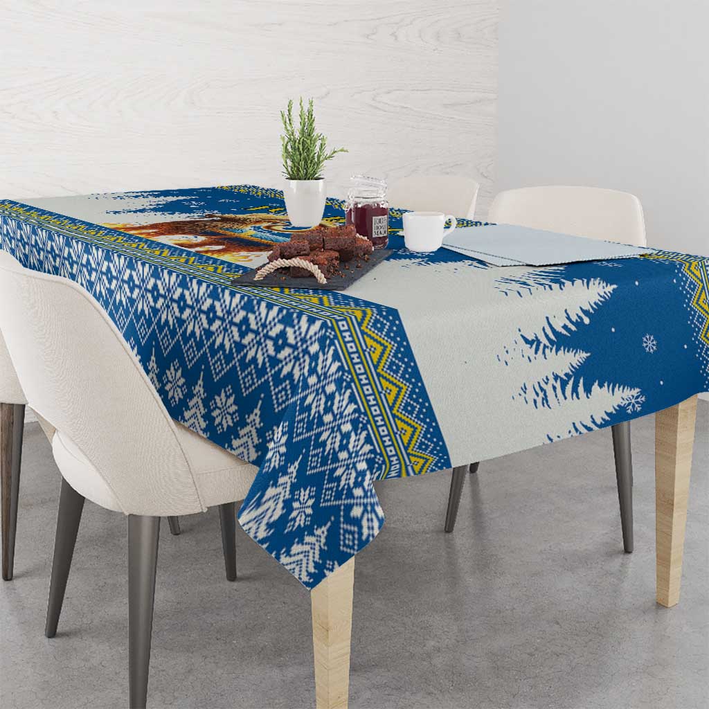 Sweden Christmas Tablecloth Julbock  Yule Goat - Wonder Print Shop