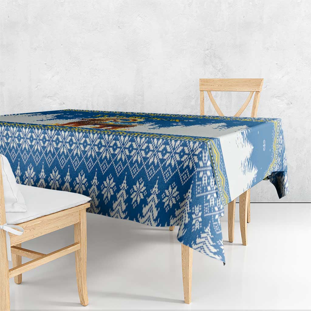 Sweden Christmas Tablecloth Julbock  Yule Goat - Wonder Print Shop