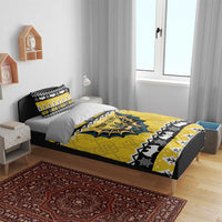 Personalized Brecknockshire Wales Christmas Bedding Set Welsh Celtic Bat Design - Wonder Print Shop