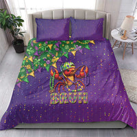 Funny Crawfish Carnival Bedding Set It's Mardi Gras Bruh - Wonder Print Shop