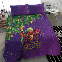 Funny Crawfish Carnival Bedding Set It's Mardi Gras Bruh - Wonder Print Shop