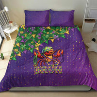 Funny Crawfish Carnival Bedding Set It's Mardi Gras Bruh - Wonder Print Shop