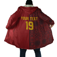 Custom World Football 2026 Spain Cloak Spanish Lion Azulejo Pattern