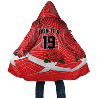 England Rugby Custom Cloak English Red Rose Champions - Red