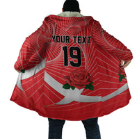 England Rugby Custom Cloak English Red Rose Champions - Red