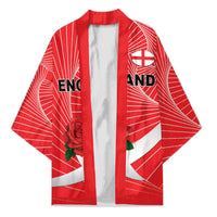 England Rugby Custom Kimono English Red Rose Champions - Red