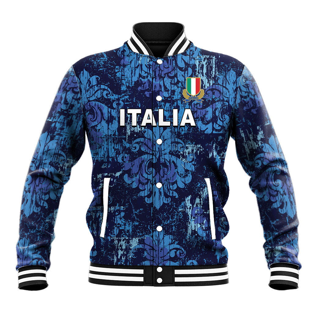 Italy Rugby Custom Baseball Jacket Gli Azzurri Champions