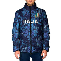 Italy Rugby Custom Padded Jacket Gli Azzurri Champions