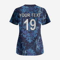 Italy Rugby Custom Scrub Top Gli Azzurri Champions