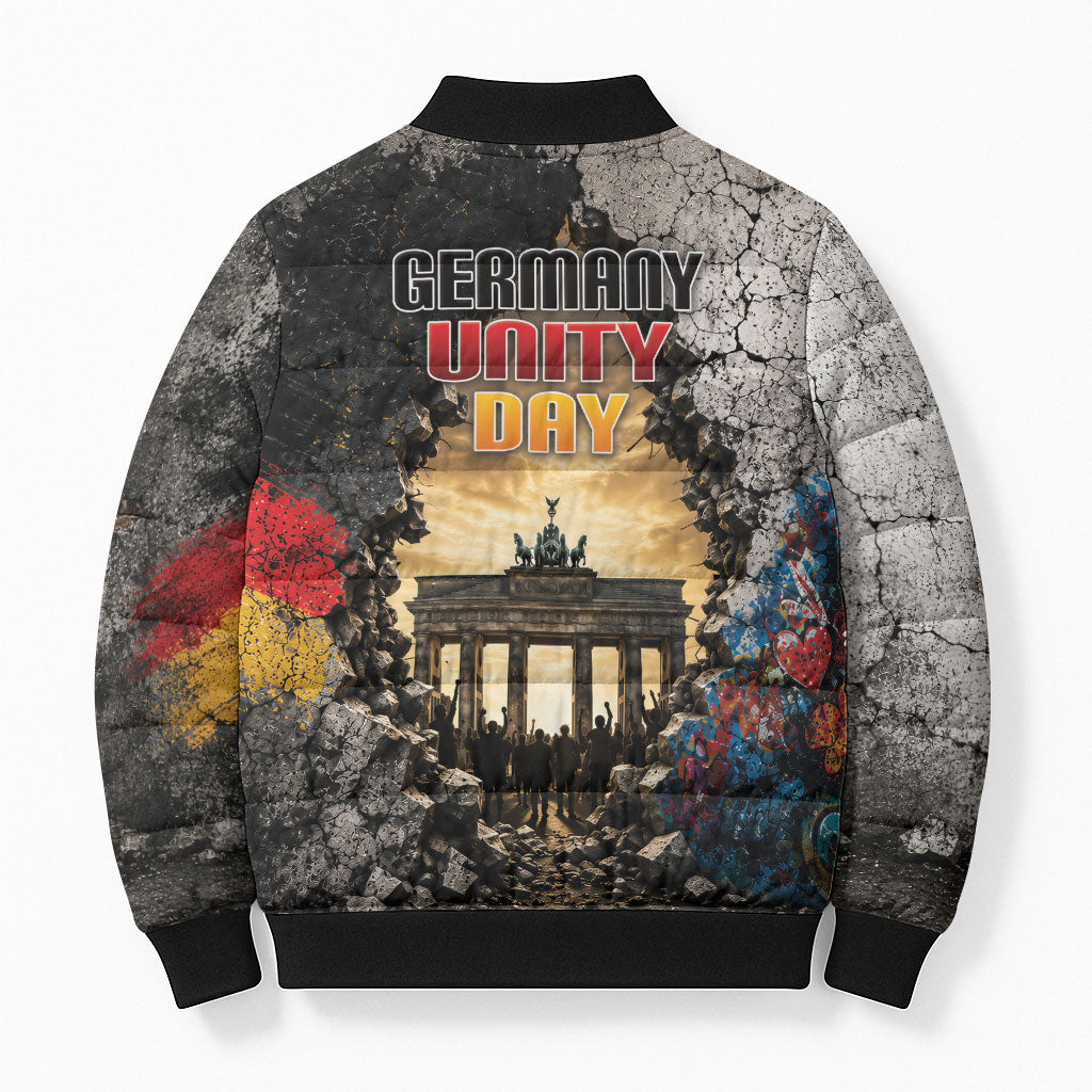 Germany Unity Day Bomber Puffer Jacket Tag Der Deutschen Einheit Brandenburg Gate
