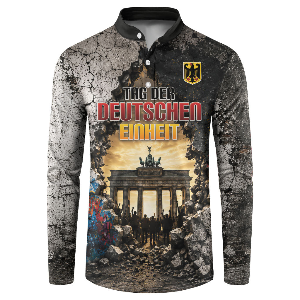 Germany Unity Day Button Sweatshirt Tag Der Deutschen Einheit Brandenburg Gate
