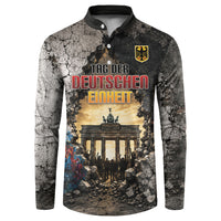 Germany Unity Day Button Sweatshirt Tag Der Deutschen Einheit Brandenburg Gate