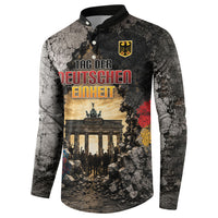 Germany Unity Day Button Sweatshirt Tag Der Deutschen Einheit Brandenburg Gate