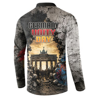 Germany Unity Day Button Sweatshirt Tag Der Deutschen Einheit Brandenburg Gate
