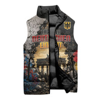 Germany Unity Day Sleeveless Puffer Jacket Tag Der Deutschen Einheit Brandenburg Gate