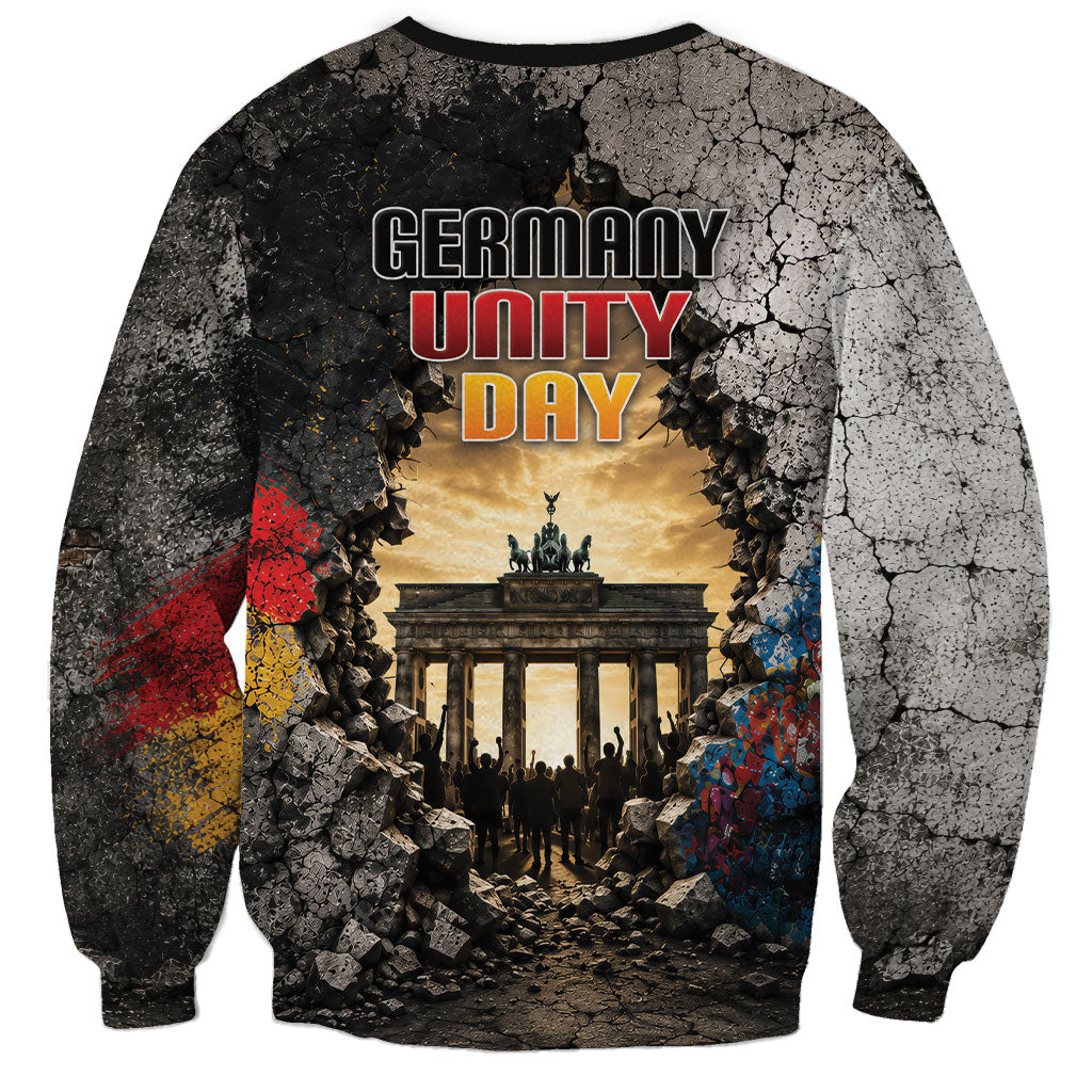 Germany Unity Day Sweatshirt Tag Der Deutschen Einheit Brandenburg Gate