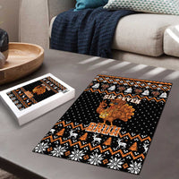 Thanksgiving Turkey Six Seven Bruh Puzzle Meme Gen Alpha Slang - Wonder Print Shop