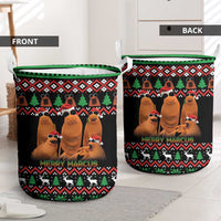 Marcus The Worm Christmas Laundry Basket Funny Gen Alpha Meme Slang - Wonder Print Shop