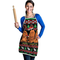 Marcus The Worm Christmas Apron Funny Gen Alpha Meme Slang - Wonder Print Shop