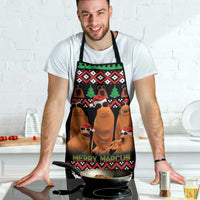 Marcus The Worm Christmas Apron Funny Gen Alpha Meme Slang - Wonder Print Shop
