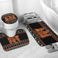 Marcus The Worm Christmas Bathroom Set Funny Gen Alpha Meme Slang - Wonder Print Shop