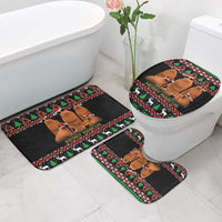 Marcus The Worm Christmas Bathroom Set Funny Gen Alpha Meme Slang - Wonder Print Shop