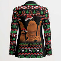 Marcus The Worm Christmas Blazer Funny Gen Alpha Meme Slang - Wonder Print Shop