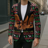 Marcus The Worm Christmas Blazer Funny Gen Alpha Meme Slang - Wonder Print Shop
