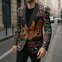 Marcus The Worm Christmas Blazer Funny Gen Alpha Meme Slang - Wonder Print Shop