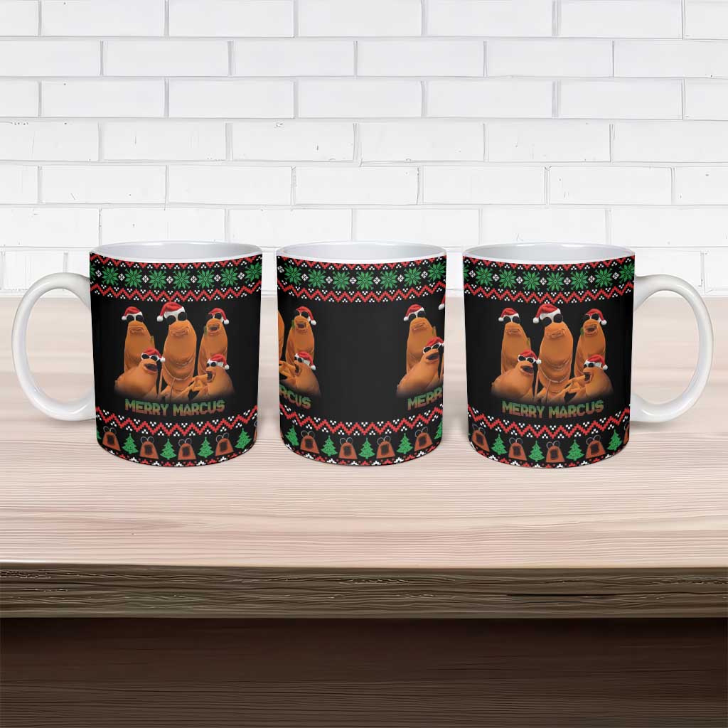 Marcus The Worm Christmas Ceramic Mug Funny Gen Alpha Meme Slang - Wonder Print Shop