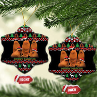 Marcus The Worm Christmas Ceramic Ornament Funny Gen Alpha Meme Slang - Wonder Print Shop