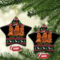 Marcus The Worm Christmas Ceramic Ornament Funny Gen Alpha Meme Slang - Wonder Print Shop