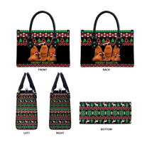 Marcus The Worm Christmas Leather Bag Funny Gen Alpha Meme Slang - Wonder Print Shop