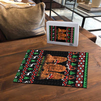 Marcus The Worm Christmas Puzzle Funny Gen Alpha Meme Slang - Wonder Print Shop
