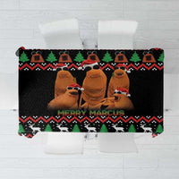 Marcus The Worm Christmas Tablecloth Funny Gen Alpha Meme Slang - Wonder Print Shop