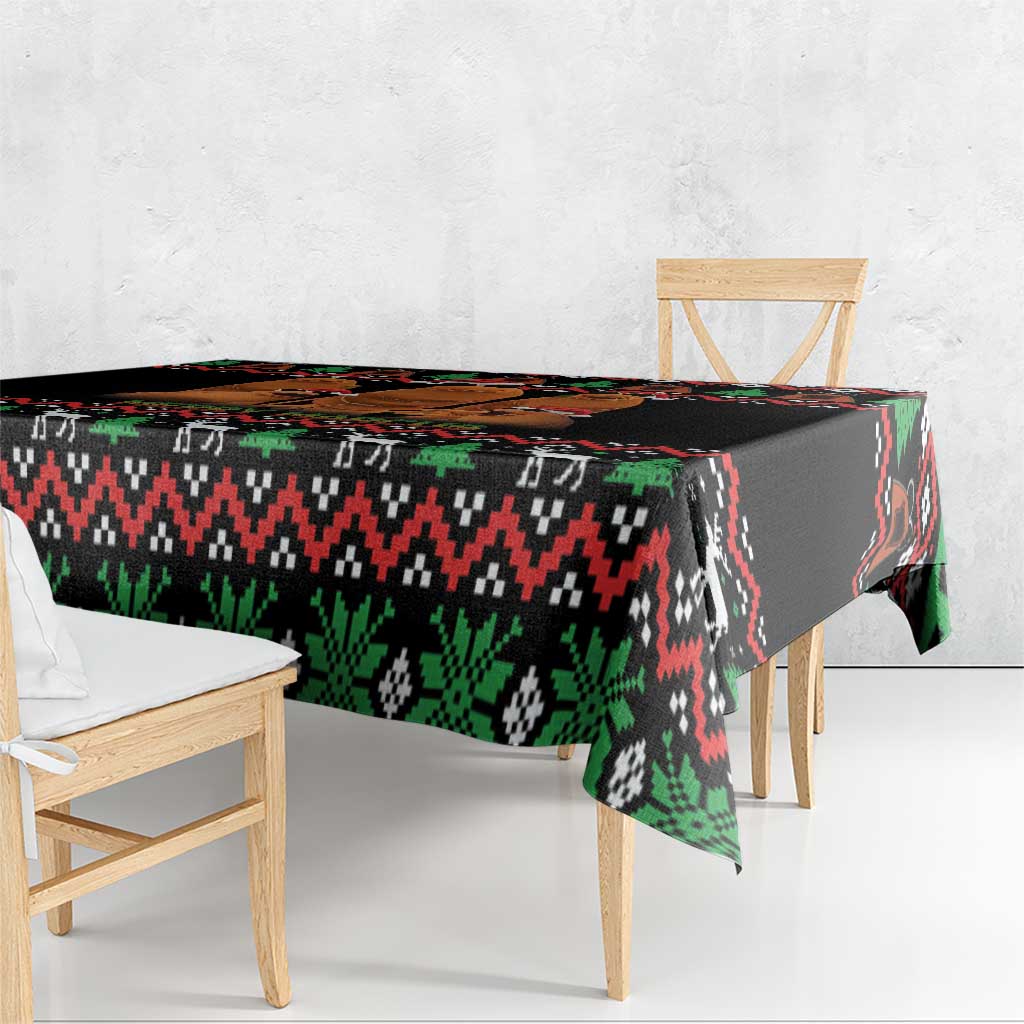 Marcus The Worm Christmas Tablecloth Funny Gen Alpha Meme Slang - Wonder Print Shop