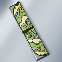Indian Mandala Pattern Auto Sun Shade Green Geometric Floral Mandala