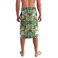 Indian Mandala Pattern Lavalava Green Geometric Floral Mandala