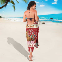 Sweden Christmas Sarong God Jul Nordic Julbock - Wonder Print Shop