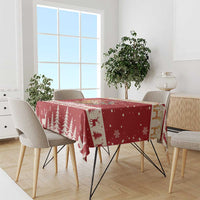 Sweden Christmas Tablecloth God Jul Nordic Julbock - Wonder Print Shop