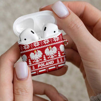 Poland Christmas AirPods Case Emblem With Flag Style - Wonder Print Shop