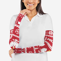 Poland Christmas Arm Sleeves Emblem With Flag Style - Wonder Print Shop
