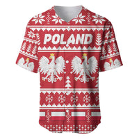 Poland Christmas Baseball Jersey Emblem With Flag Style - Wonder Print Shop